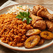 Jollof Rice & Fried Chicken
